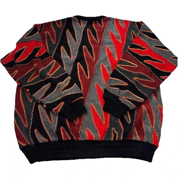Tundra Canada Coogi Style Biggie-Style‎ Sweater Men's Size XL 90s Y2K